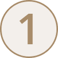 Number one in a circle